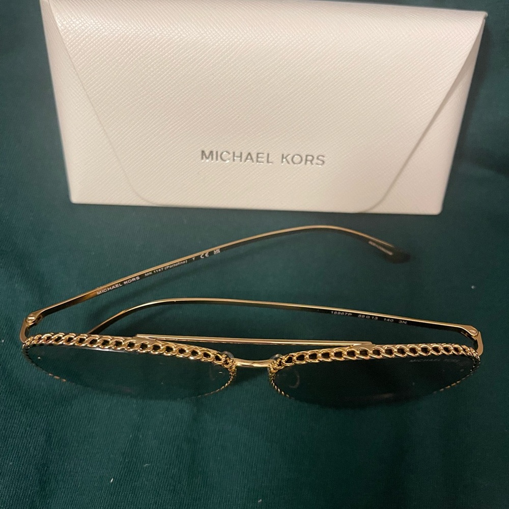 Michael Kors Portofino 1147 Aviator Sunglasses - Picture 3 of 7